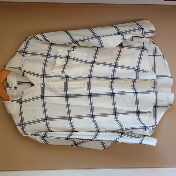 Z Supply Tops - Z supply Plaid Soft Button Front Classic Flannel Shirt Oversized Size S